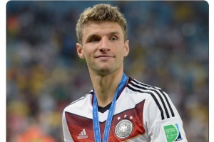 德國(guó)隊(duì)祝穆勒36歲生日快樂，為國(guó)家隊(duì)出戰(zhàn)131場(chǎng)進(jìn)45球+問(wèn)鼎世界杯