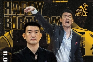 冠軍教頭！祝廣廈男籃主教練王博43歲生日快樂！????