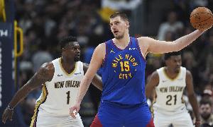 拿捏！約基奇近15次對陣鵜鶘有12次拿到三雙 掘金戰(zhàn)績12勝3負