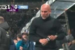 氣炸??曼城丟球后瓜迪奧拉暴怒狂砸替補席座椅，氣得滿臉通紅