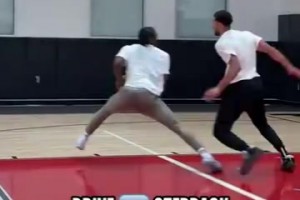 三個人誰單挑更強？拉文馬克西烏布雷此前訓練中互相單挑！