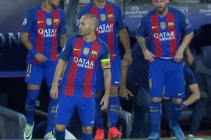 巴薩球迷永恒的回憶！伊涅斯塔 、MSN同框??